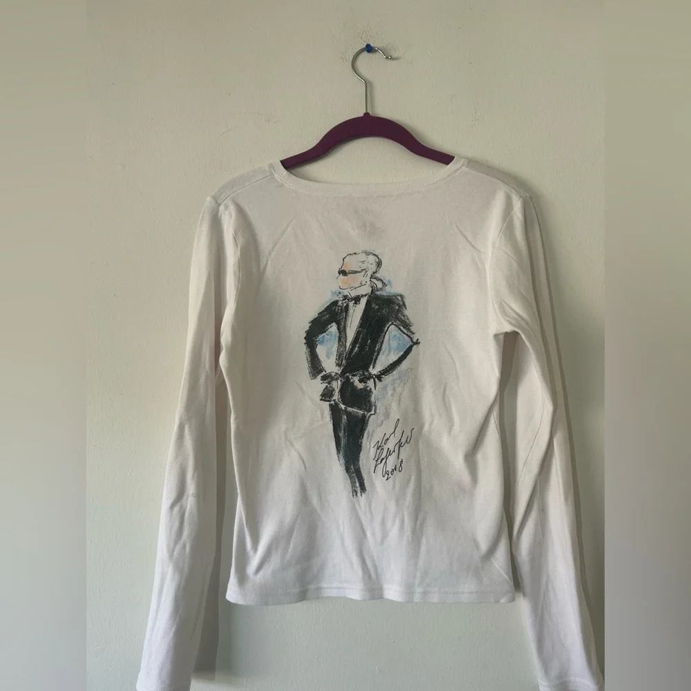 Karl Lagerfeld for Hanes. Rare shirt! - Picture 3 of 5